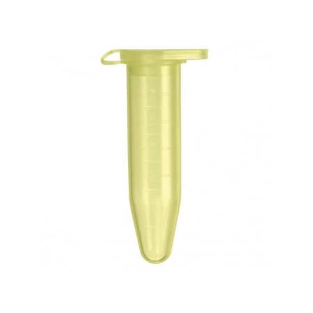 COLE PARMER Prep Tube, 5ml, Non-Sterile, Yellow, 200/PK 163235Y